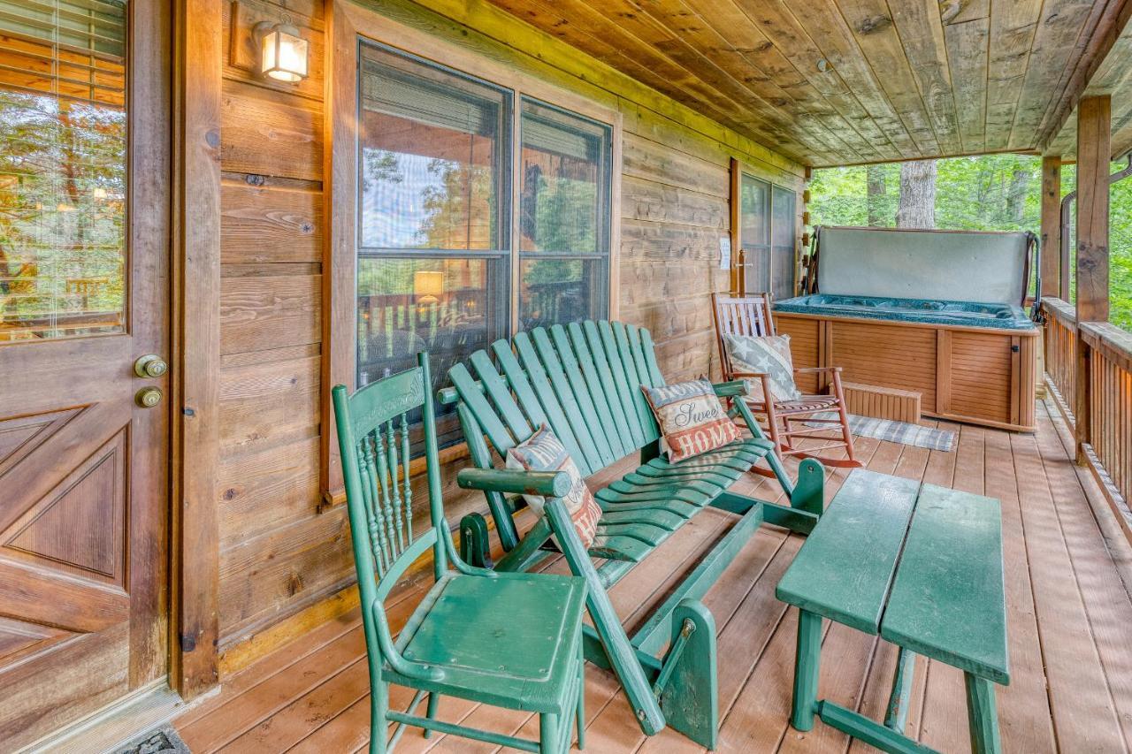 Secluded Sunrise Ridge-10 Min From Blue Ridge, King Beds, Hot Tub, 2 Porches, Fireplace Wood Burning, Mountain View, Cozy Exterior foto